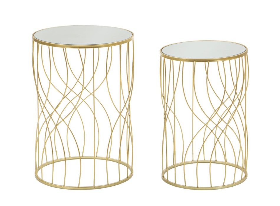 PAIR OF LIGNE TABLES