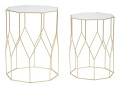 NEW GLASS COUPLE TABLES