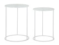 WHITE HARTS COFFEE TABLES, PAIR