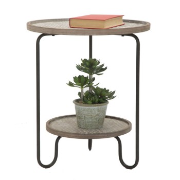 AREX TABLE WITH 2 SHELVES