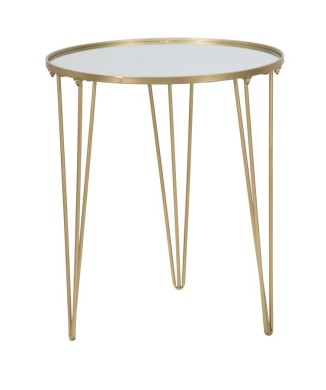 GLAM GOLD/MIRROR COFFEE TABLE