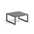 Comova 100% outdoor coffee table in aluminum 60x60x30