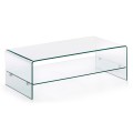 Burano coffee table 110 x 55 cm transparent