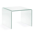 Burano coffee table 60 x 60 cm transparent