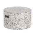 Jenell coffee table in white terrazzo Ø 52 cm