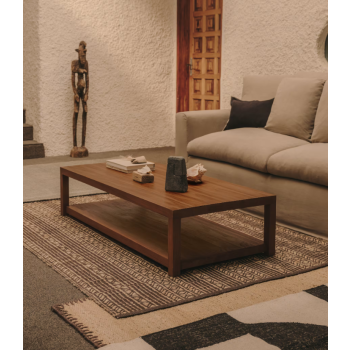 Sashi coffee table in solid wood LA FORMA