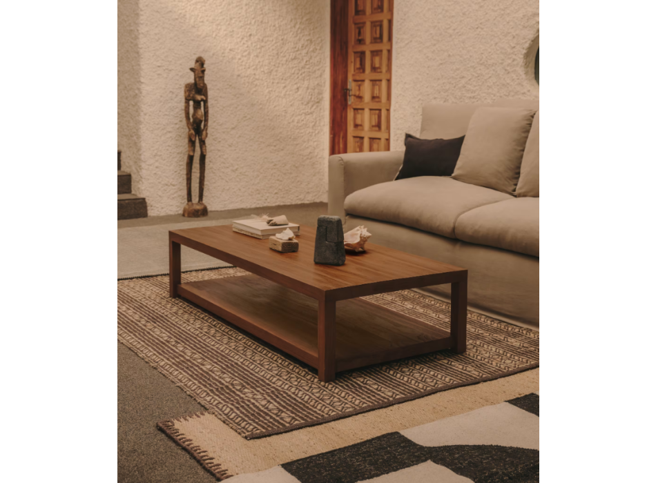 Sashi coffee table in solid wood LA FORMA