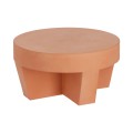 Vilena terracotta coffee table Ø 60 cm