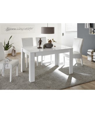 Table 137x90 with extension included 48cm - MIRO - 137 x 79 x 90