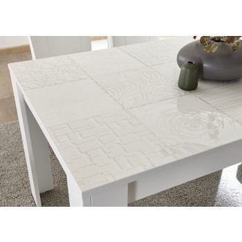 Table 137x90 with extension included 48cm - MIRO - 137 x 79 x 90