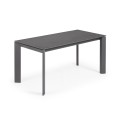 Axis extendable table in Vulcano porcelain 220cm