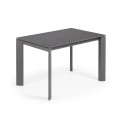 Axis extendable porcelain table Vulcano Roca dark gray 120 (180) cm