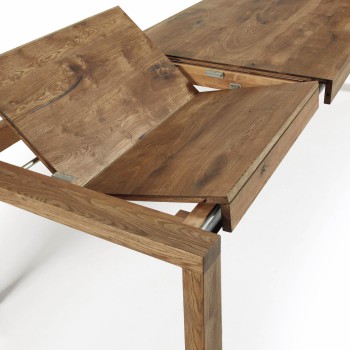 Briva extendable table in oak veneer