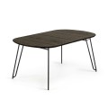 Milian extendable table 140 (220) x 90 cm(220) x 90 cm black metal leg