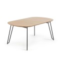 Novac extendable table 140 (220) x 90 cm in oak veneer