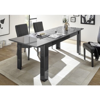 PRISMA extendable table in black colour