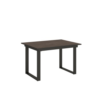 Bandos table - Extendable table 90x120/180 cm Bandos White Ash Anthracite frame