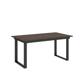 Bandos table - Extendable table 90x160/220 cm Bandos White Ash Anthracite frame