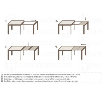 BARON CB84010-R 110 CONNUBIA TABLE