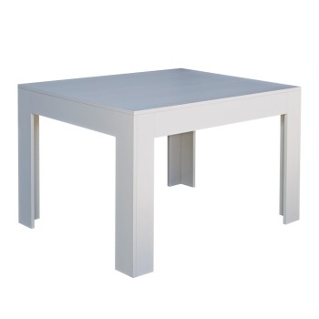 Bibi Table - Extendable table 90x120/180 cm Bibi Spatolato White