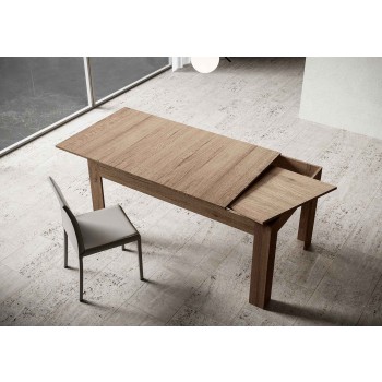 Bibi Table - Extendable table 90x120/180 cm Bibi Spatolato White