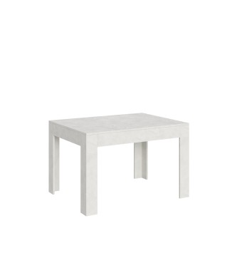 Bibi Table - Extendable table 90x120/180 cm Bibi Spatolato White