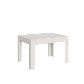 Bibi Table - Extendable table 90x120/180 cm Bibi Spatolato White