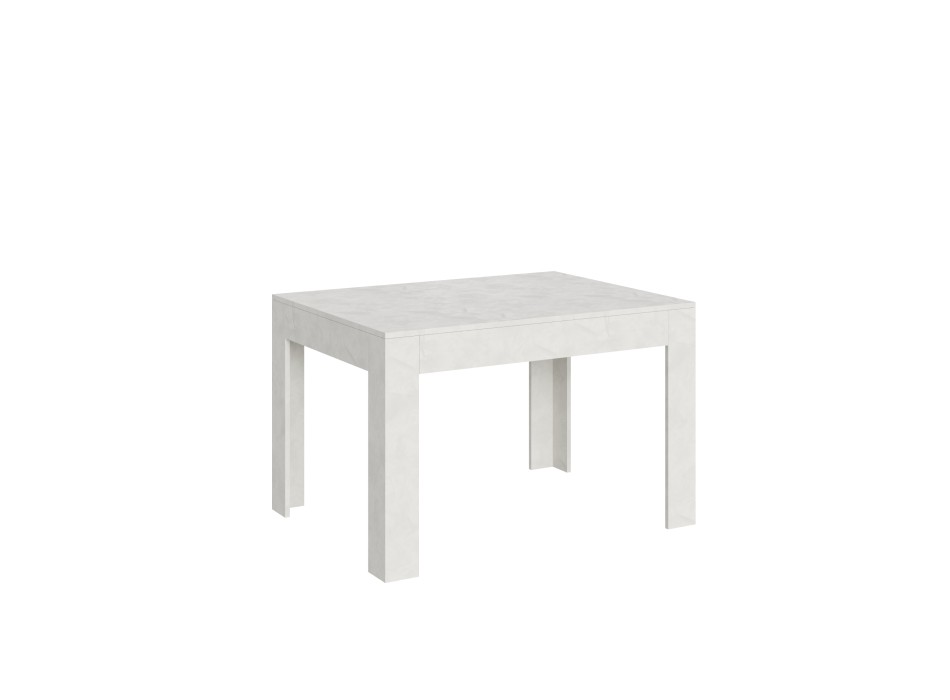 Bibi Table - Extendable table 90x120/180 cm Bibi Spatolato White