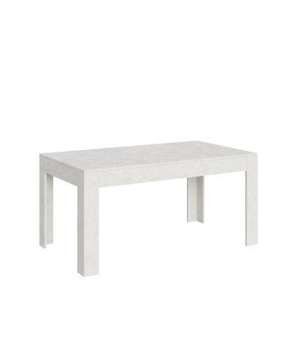 Bibi Table - Extendable table 90x160/220 cm Bibi Spatolato White