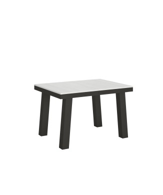 Bridge Evolution table - Extendable table 90x120/224 cm Bridge Evolution White Ash Anthracite frame