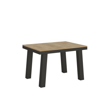 Bridge Evolution table - Extendable table 90x120/380 cm Bridge Evolution White Ash Anthracite frame