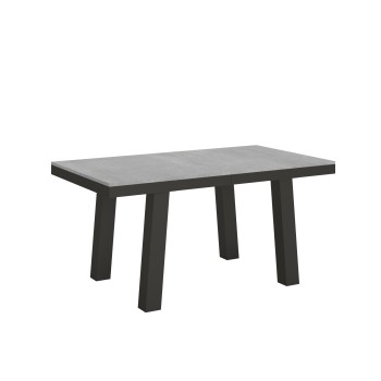 Bridge Evolution table - Extendable table 90x160/264 cm Bridge Evolution White Ash Anthracite frame