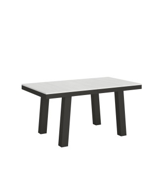 Bridge Evolution table - Extendable table 90x160/264 cm Bridge Evolution White Ash Anthracite frame