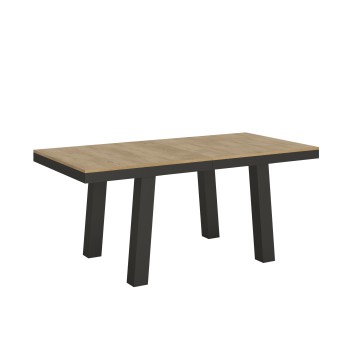 Bridge Evolution table - Extendable table 90x180/284 cm Bridge Evolution White Ash Anthracite frame