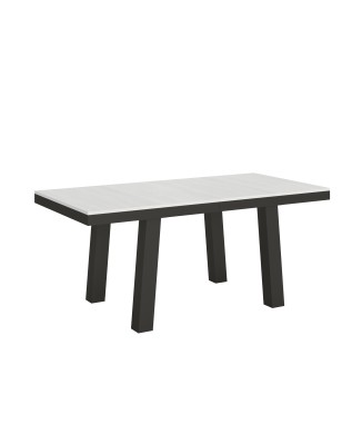 Bridge Evolution table - Extendable table 90x180/284 cm Bridge Evolution White Ash Anthracite frame