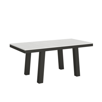 Bridge Evolution table - Extendable table 90x180/284 cm Bridge Evolution White Ash Anthracite frame