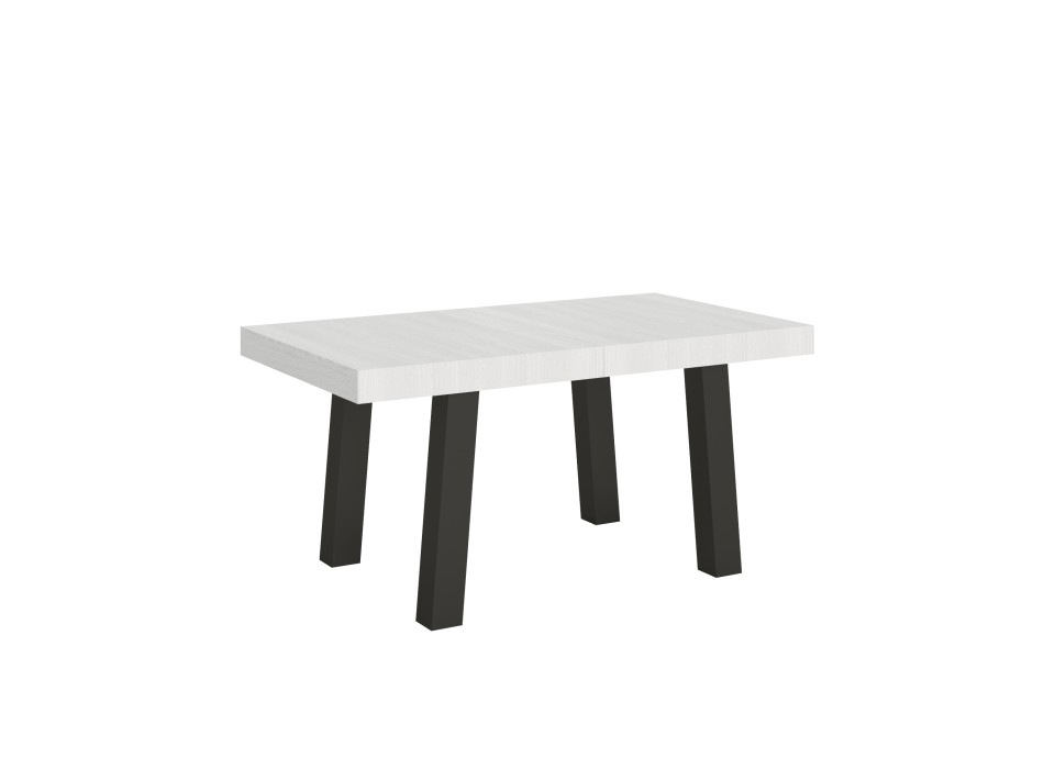 Bridge table - Extendable table 90x160/264 cm Bridge White Ash Anthracite frame