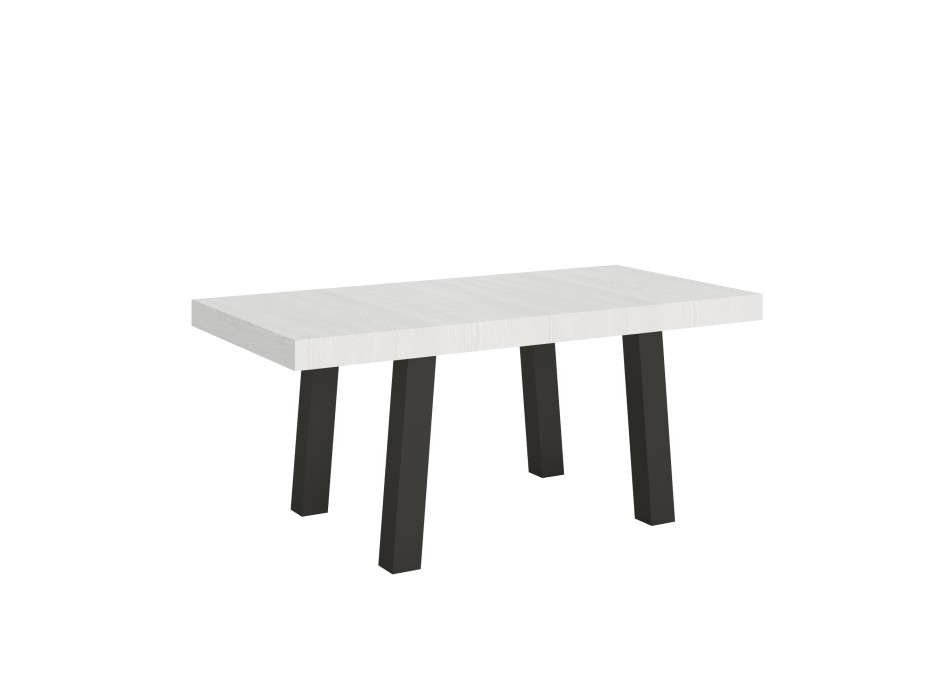 Bridge table - Extendable table 90x180/284 cm Bridge White Ash Anthracite frame