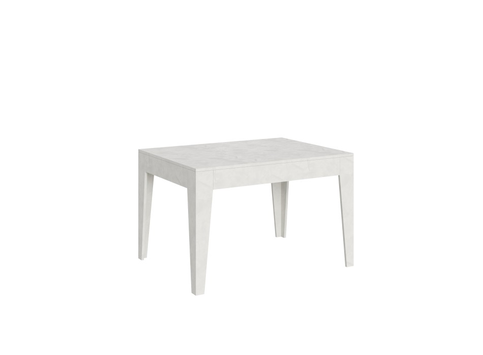 Cico Table - Extendable table 90x120/180 cm Cico White Spatolato