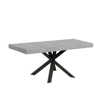 Clerk Premium Table - Extendable table 90x90/194 cm Clerk Premium White Ash top - Anthracite legs