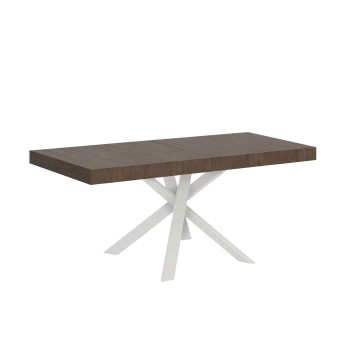 Clerk Premium Table - Extendable table 90x90/194 cm Clerk Premium White Ash top - White legs