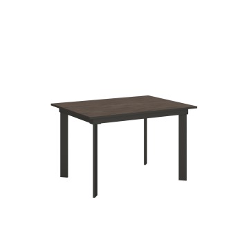 Cumar Table - Extendable table 90x120/180 cm Cumar White Ash Anthracite frame