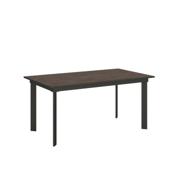 Cumar table - Extendable table 90x160/220 cm Cumar White Ash Anthracite frame