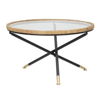 ROUND SAINT BARTH COFFEE TABLE