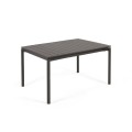 Zaltana extendable outdoor table in aluminumana extendable in aluminum