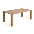 Deyanira table in oak veneer and solid oak legs 200 x 100 cm