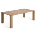 Deyanira table in oak veneer and solid oak legs 220 x 110 cm