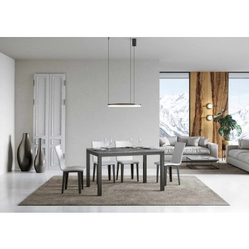 Everyday Evolution table - Extendable table 90x120/224 cm Everyday Evolution White Ash Anthracite frame