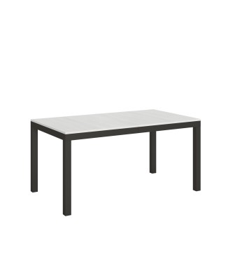 Everyday Evolution table - Extendable table 90x160/264 cm Everyday Evolution White Ash Anthracite frame