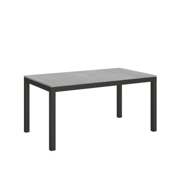 Everyday Evolution table - Extendable table 90x160/420 cm Everyday Evolution White Ash Anthracite frame